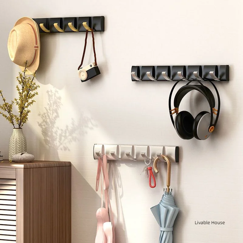 

Invisible Hook Wall Hanging Folding Clothes Hook Behind Door Hooks Hanger Porch Fitting Room Hardware bathroom accessories
