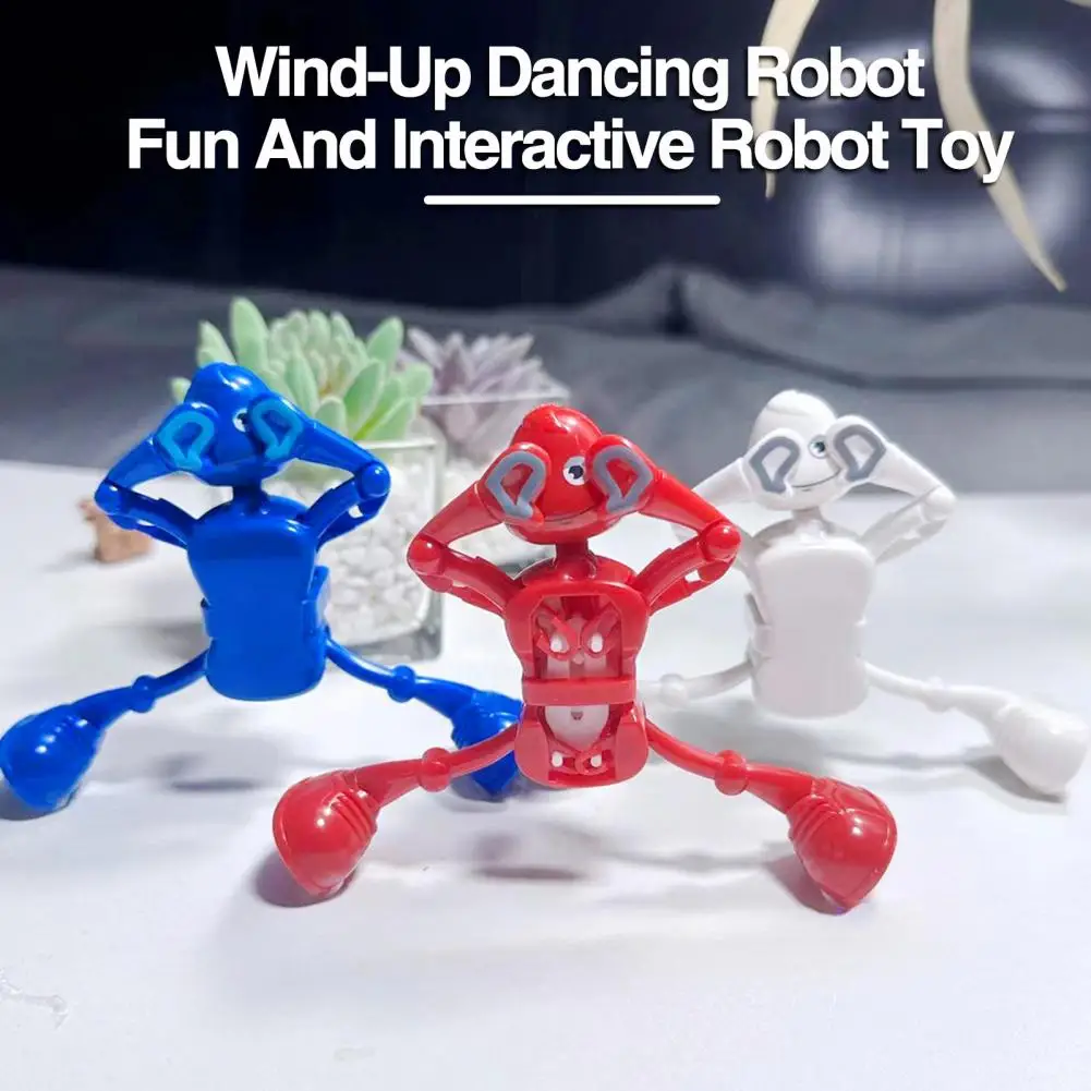 Dancing Robot Adorable Wind-Up Dancing Toy Joyful Educational Entertaining Clockwork Toy Gift for Kids