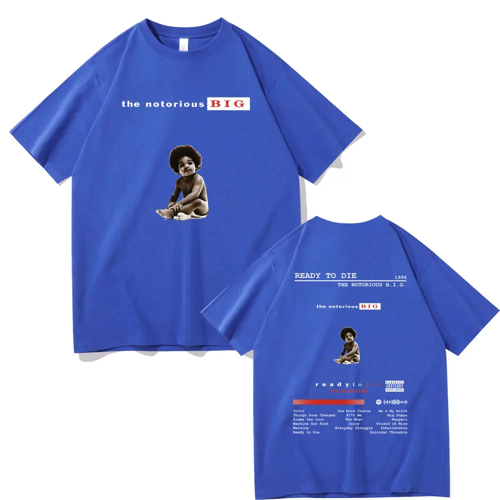 The Notorious Big Double Sided Print T Shirt Rapper Biggie