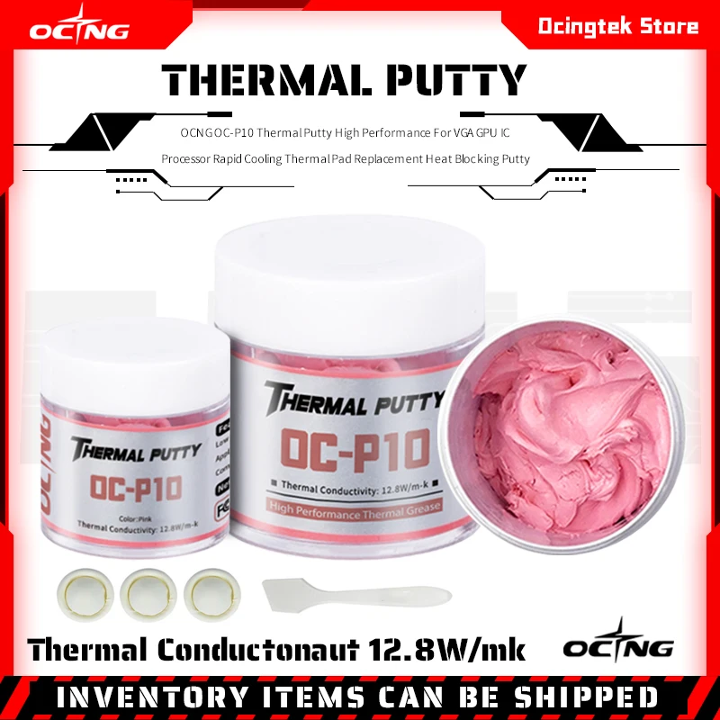 OCNGOC-P10ThermalPuttyForVGAGPUICProcessorRapidCoolingThermalPadReplacementHeatBlockingPuttyHighPerformance-AliExpress7
