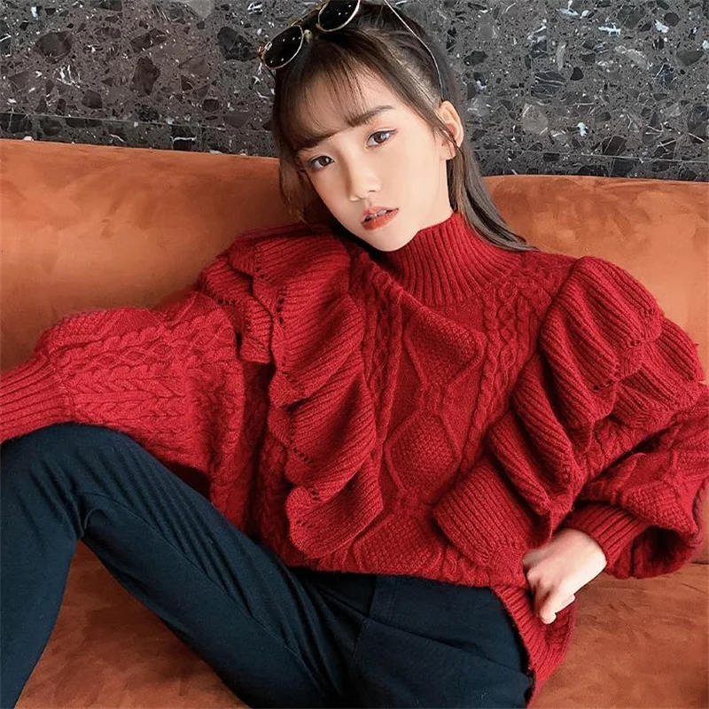 

Свитер для девочек, новинка, детский вязаный свитер, рубашка, Топ