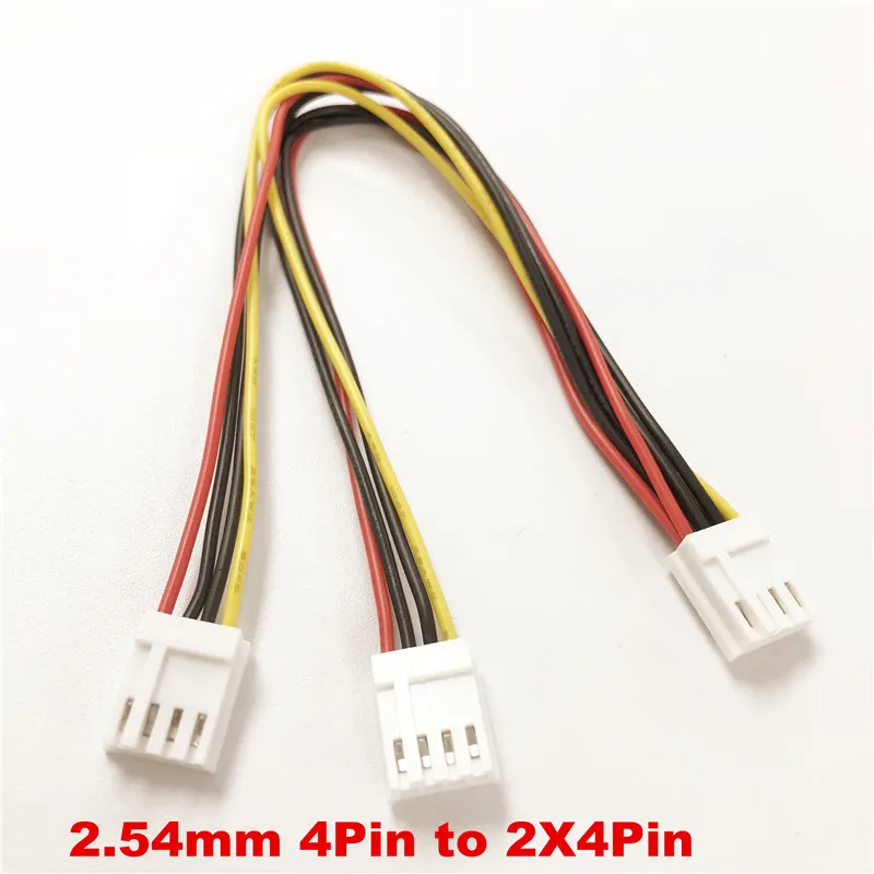 

150pcs ITX FDD Floppy 4Pin Female 2.54mm to 2X4Pin Female dual 4Pin small 4pin Converter power supply Leads Cable Y Splitter