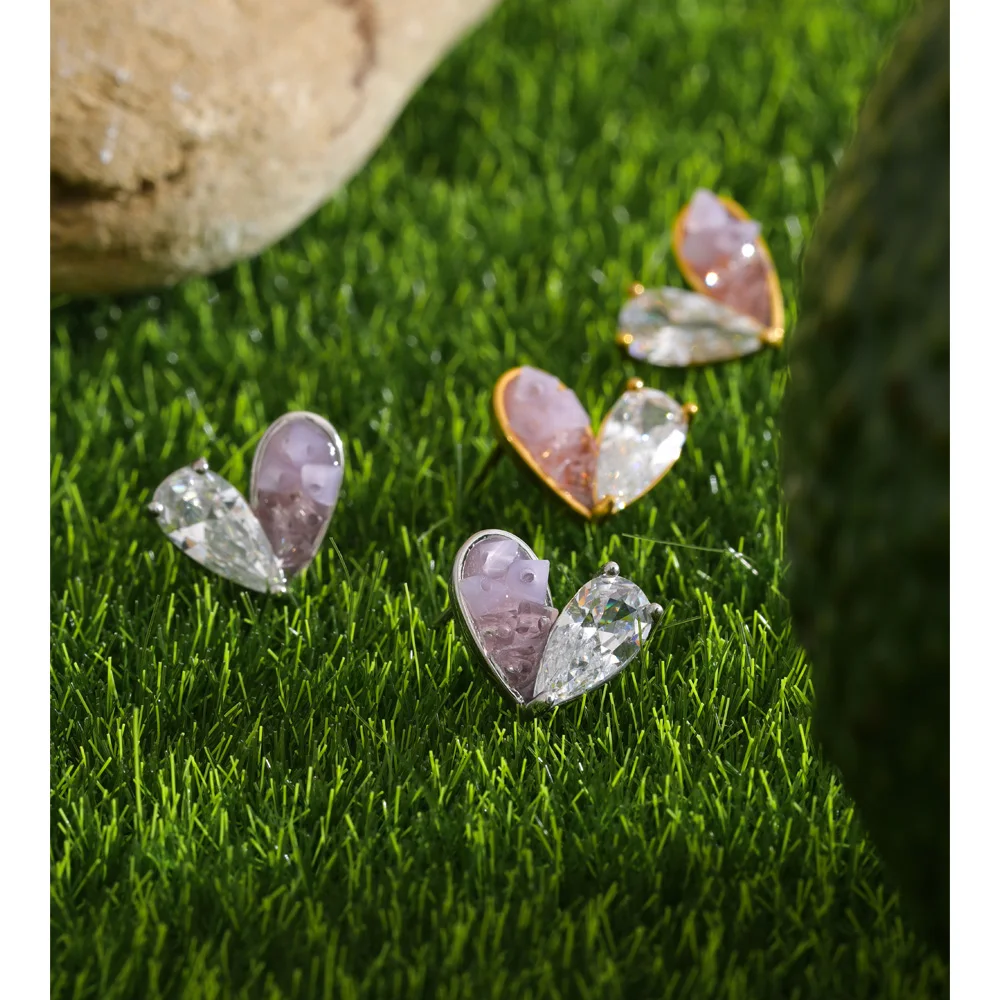 Yhpup Stud Earrings Women Waterproof