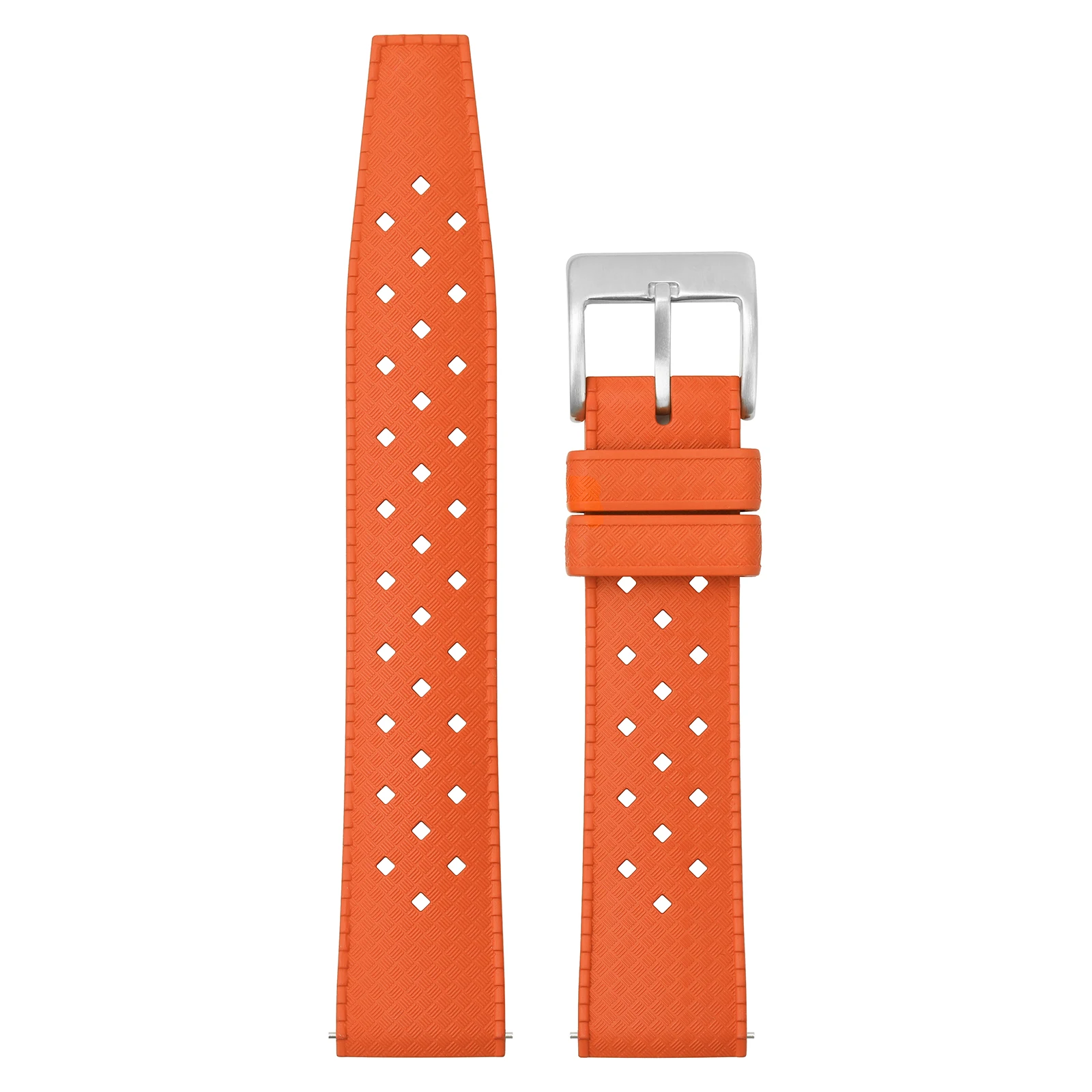 WATCHDIVES Premium FKM Rubber Tropical Watch Strap with Fast Release