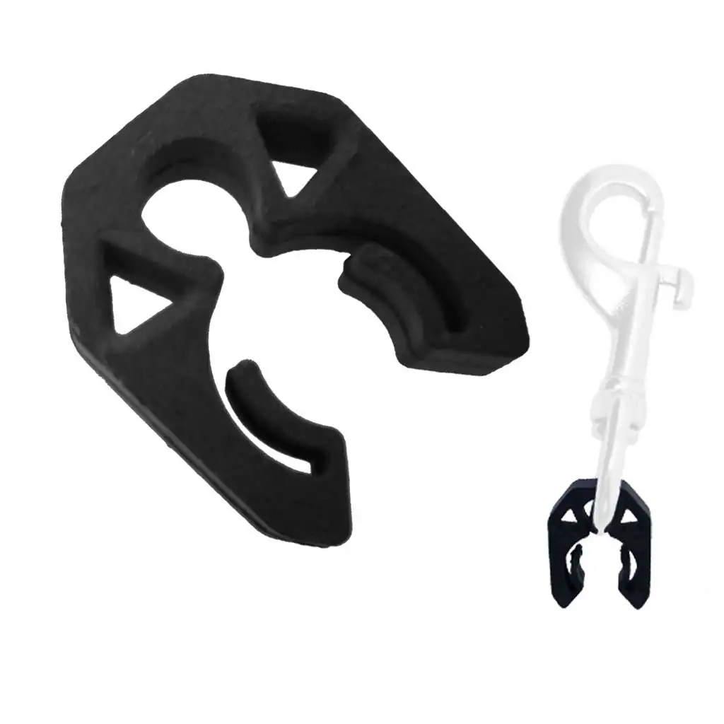 Diving Quick Release Pipe Clip Buckle Hose Holder Clip BCD Hose Second Stage Fixed Hook Pressure Gage Hanging Parts Hose Clip 3