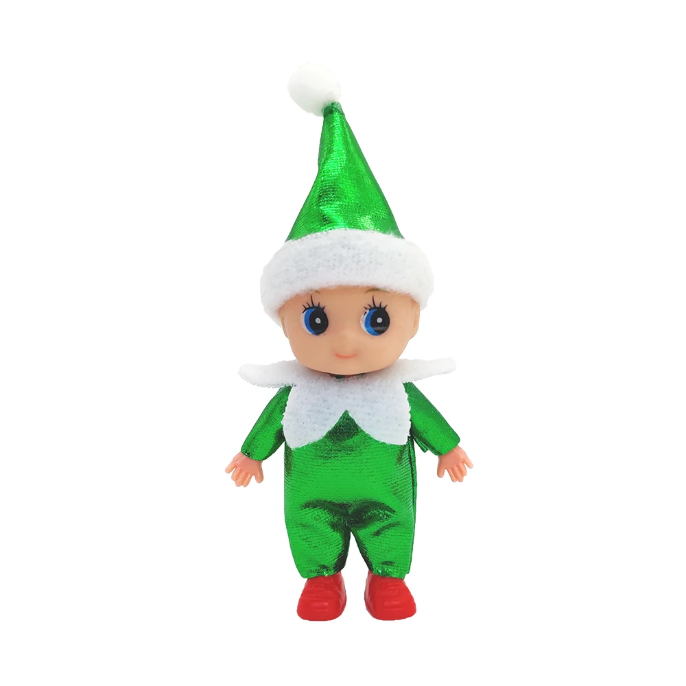 Christmas Mini Baby Elf Dolls Todder Elves Shining Kindness Craft Babies Doll Toy Decoration On The Shelf Gift For Girl Boy Kid 2