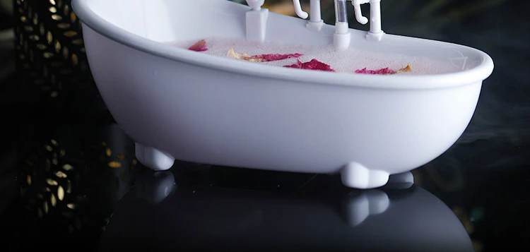 Creative Mini Bathtub Cocktail Cup Milkshake Cold Drink Beer Mug Electric Pump Spray Water Artistic Conception Food Container
