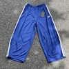 25ss Butterfly Embroidery Wide Leg Sweatpants Oversized Mens Joggers Blue Women Casual Striped Trousers With Tag 2