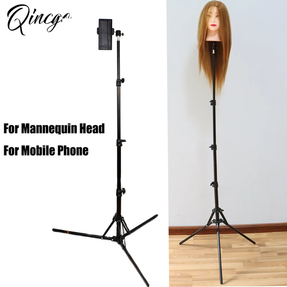 Adjustable Wig Head Stand Tripod Holder Mannequin