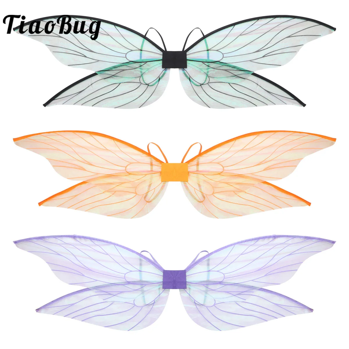 

Fancy Dress Costume Princess Butterfly Fairy Elf Angel Wings For Women Girls Halloween Party Cosplay Performance Photography