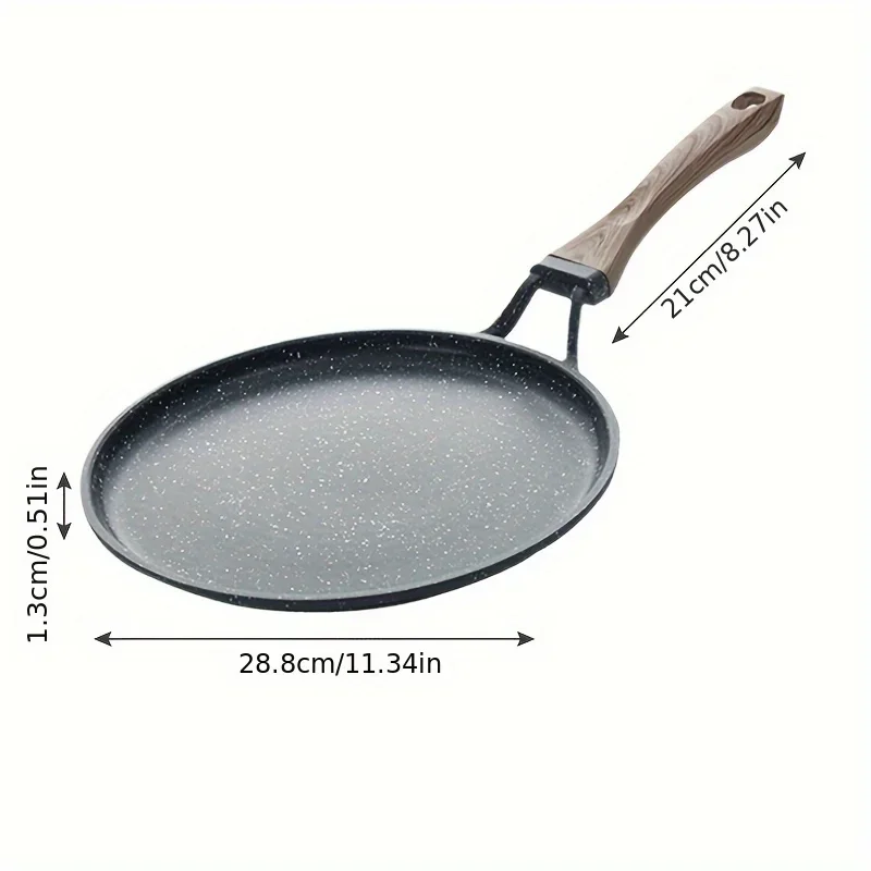 Household non-stick skillet, cake pastry special frying pan, egg breakfast pan flapjack pancake pan, suitable for all stoves
