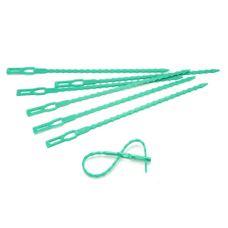Multi-Purpose Green Garden Ties Plant Support Wire Binding Strap Gardening Twist Fastener Use 128 Characters