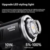 Godox MS200 200W MS300 300W Studio Flash 2.4G Built-in Wireless Receiver Lightweight Compact Durable Bowens Mount Studio Light 1