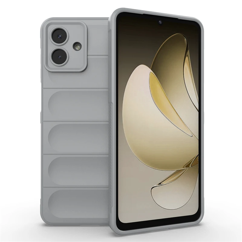 Durable Anti-Knock Soft TPU Silicone Full Back Cover in Black