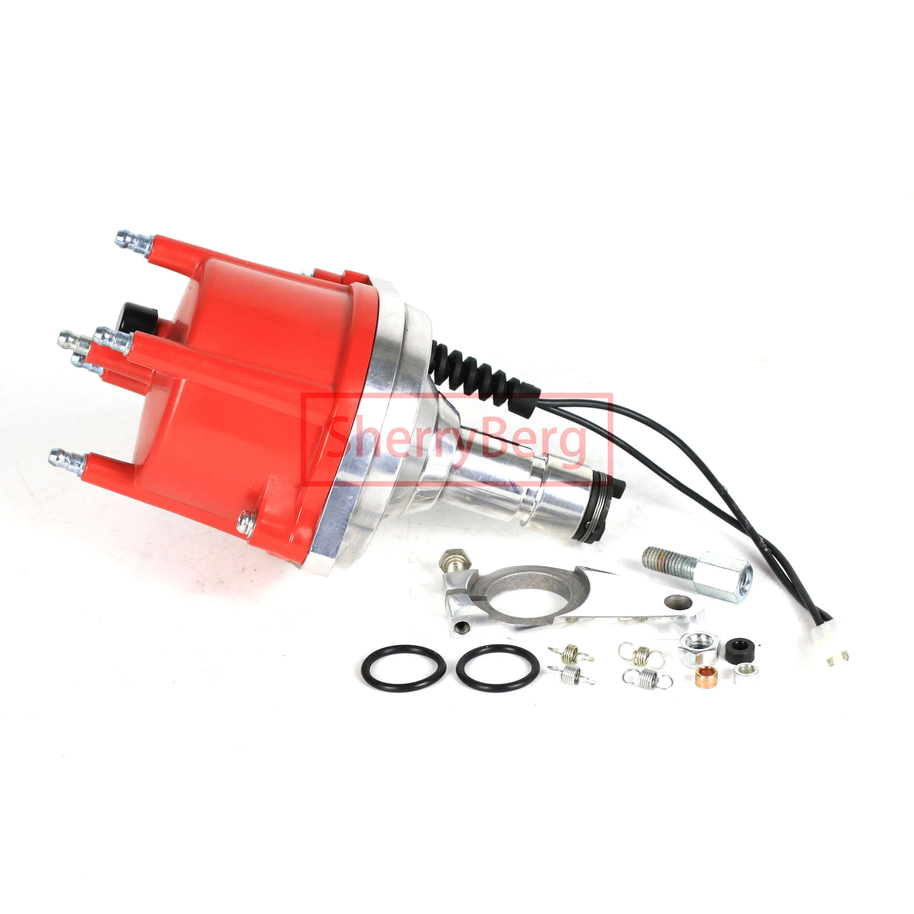 

SherryBerg Ignition Distributor for Porsch VW H4 Type 1 & 4 356B 1954 -1972 1973 1974 1975 1976 1977 1978 1979 Rep. Pro Billet