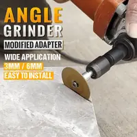 Angle Grinder Modified Adapter, Straight Chuck, M10 Thread, 3mm, 6mm, Angle Grinder Parts 1