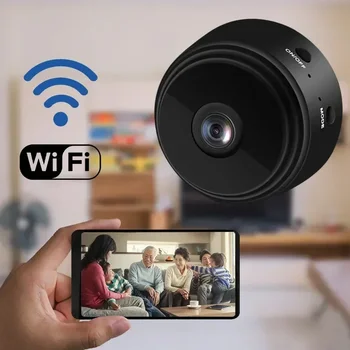 Mini wireless surveillance camera, WiFi, security monitoring, remote monitor, camera, smart home, A9 1