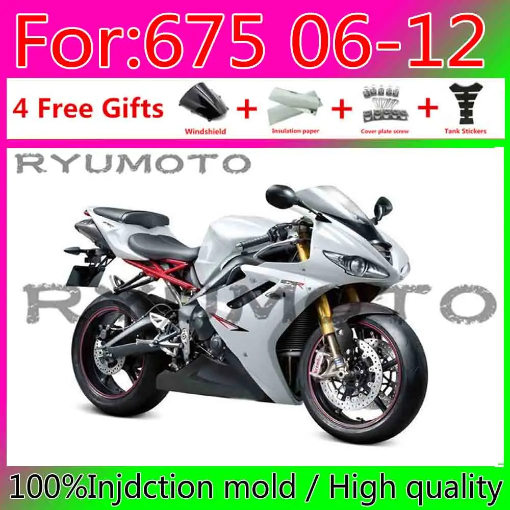 

New ABS Motorcycle Injection Mold Fairings Kit For Triumph Daytona 675 06 07 08 675R 09 10 11 12 Bodywork Fairing