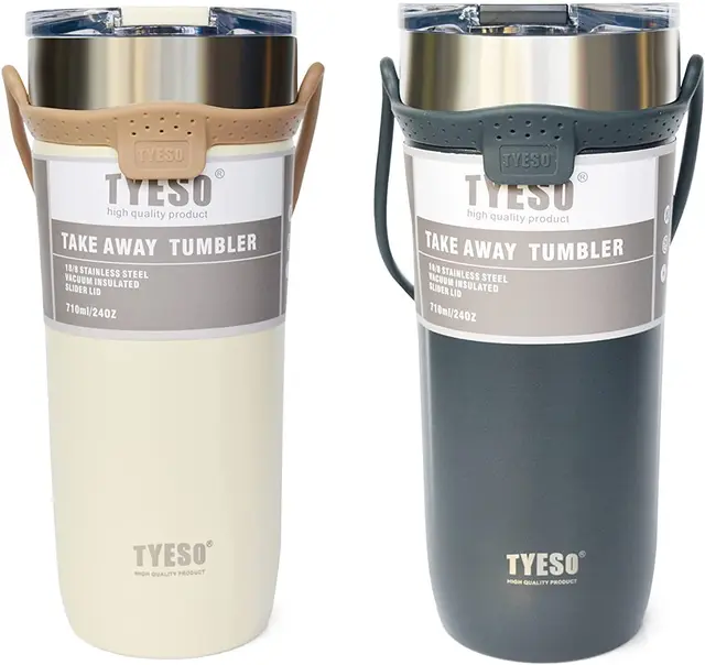 Newest Tyeso 550ml/710ml Take Away Tumbler Wholesale Customized Stainless  Steel Insulated Tumbler with Silicone Rope - China Stainless Steel Tumbler  and Tyeso Tumbler price