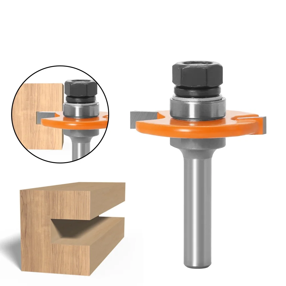 

1pc 8mm Shank High Quality "T" Type Biscuit Joint Slot Cutter Jointing/Slotting Router Bit 5mmHeight Cutter wood working