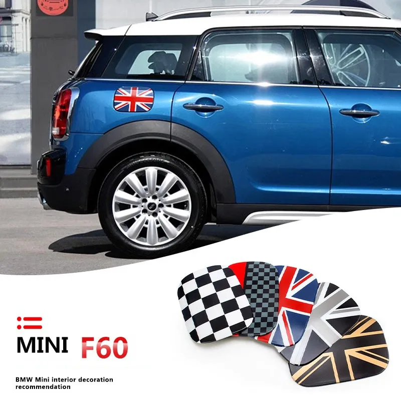 

Серая крышка топливного бака Jack декоративная наклейка на крышку для Mini Cooper JCW One Countryman F60 аксессуары для стайлинга автомобиля