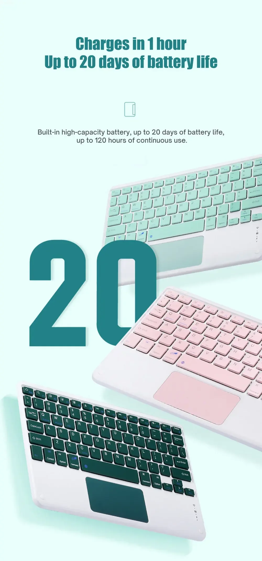 Universal Keyboard Case with Protective Cover