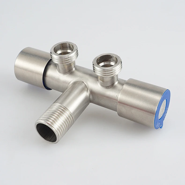 Description Picture 5 of item3 Way Shower Diverter Valve SUS 304 Angle Water Stop Toilet Parts Bidet Shower Flush Button For Faucets WC Bathroom Accessories