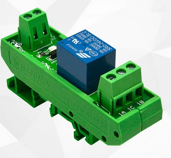 1 Channels relay module DIN Rail Mount SRD05VDCSLC SRD12VDCSLC SRD24VDCSLC 10A 5V 12V