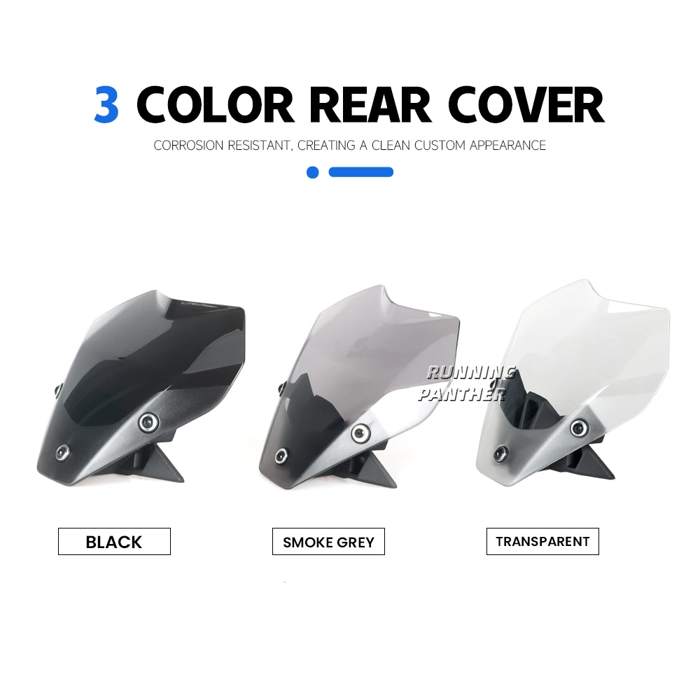 Parabrezza Spoiler Per BMW S1000R 2021-2025 – Deflettore In Acrilico Con Staffa In ABS, Nero