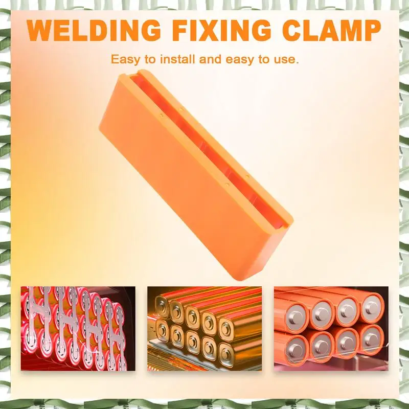 Professional Tool 18650 Battery Fixture Single Row Double Sided Spot Welding Fixed Fixture For Lithium Battery Pack Soldering 6-