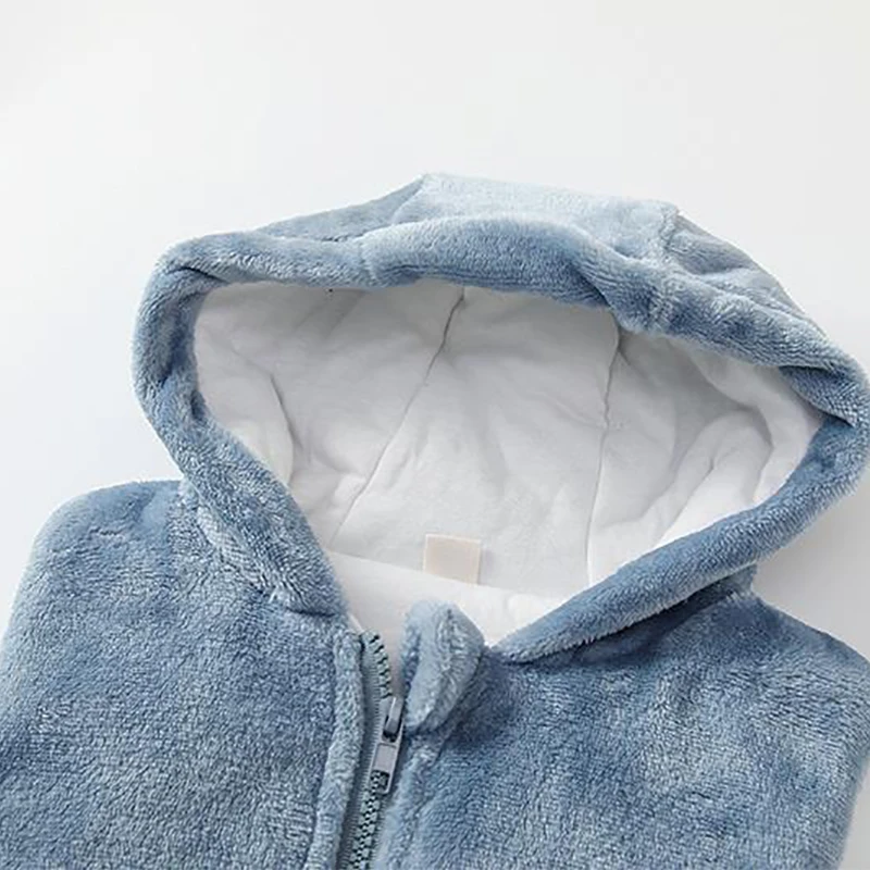 Children Warm Winter Vest Coats Baby Cotton Waistcoat Kids Outerwear Newborn Children Clothing Boys Girls Hooded Jackets Vests
