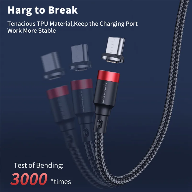 5A Fast Charging Magnetic USB Cable Type C Cable For Iphone 14 XR Samsung usb c cable