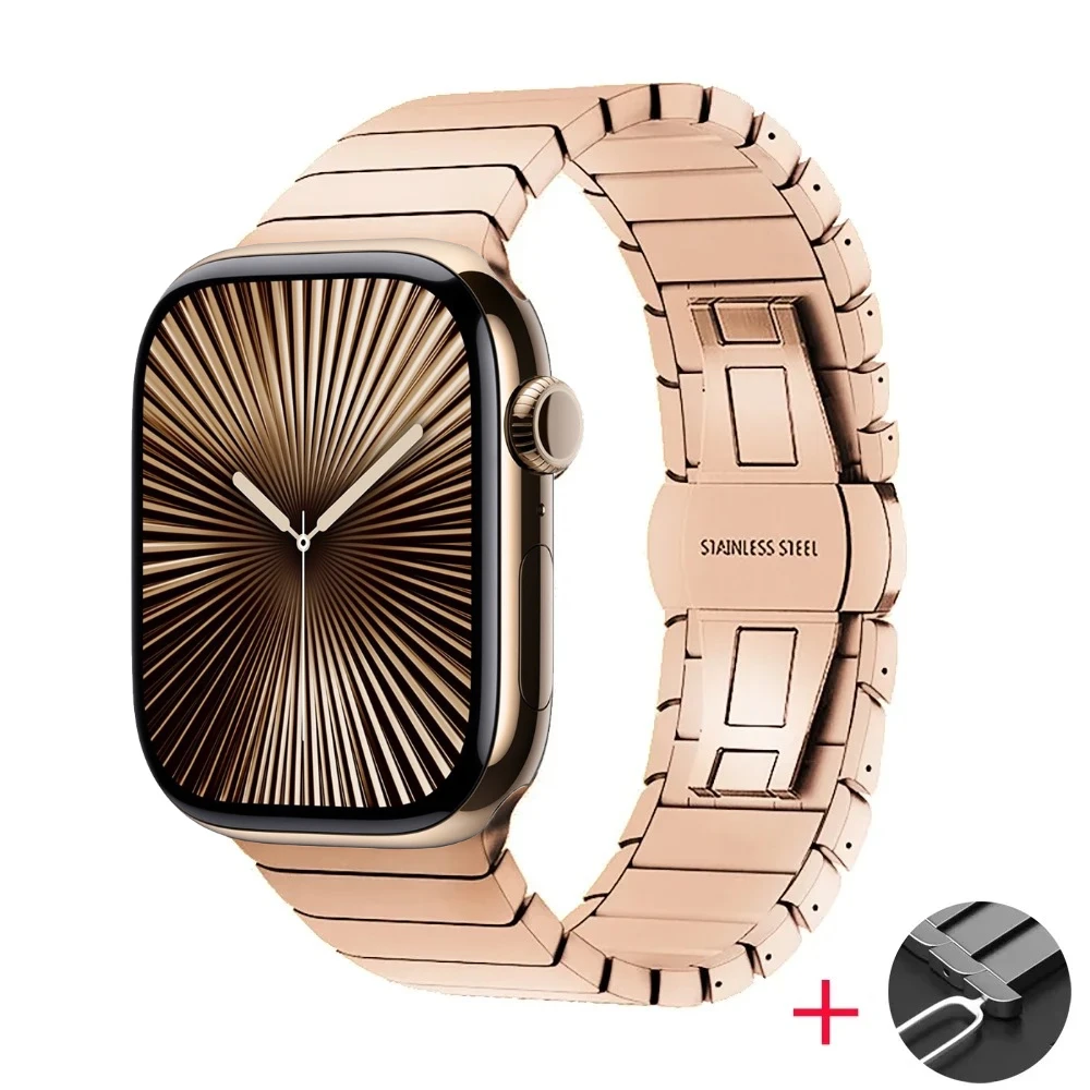 Elegant Metal Watch Band Bracelet Strap