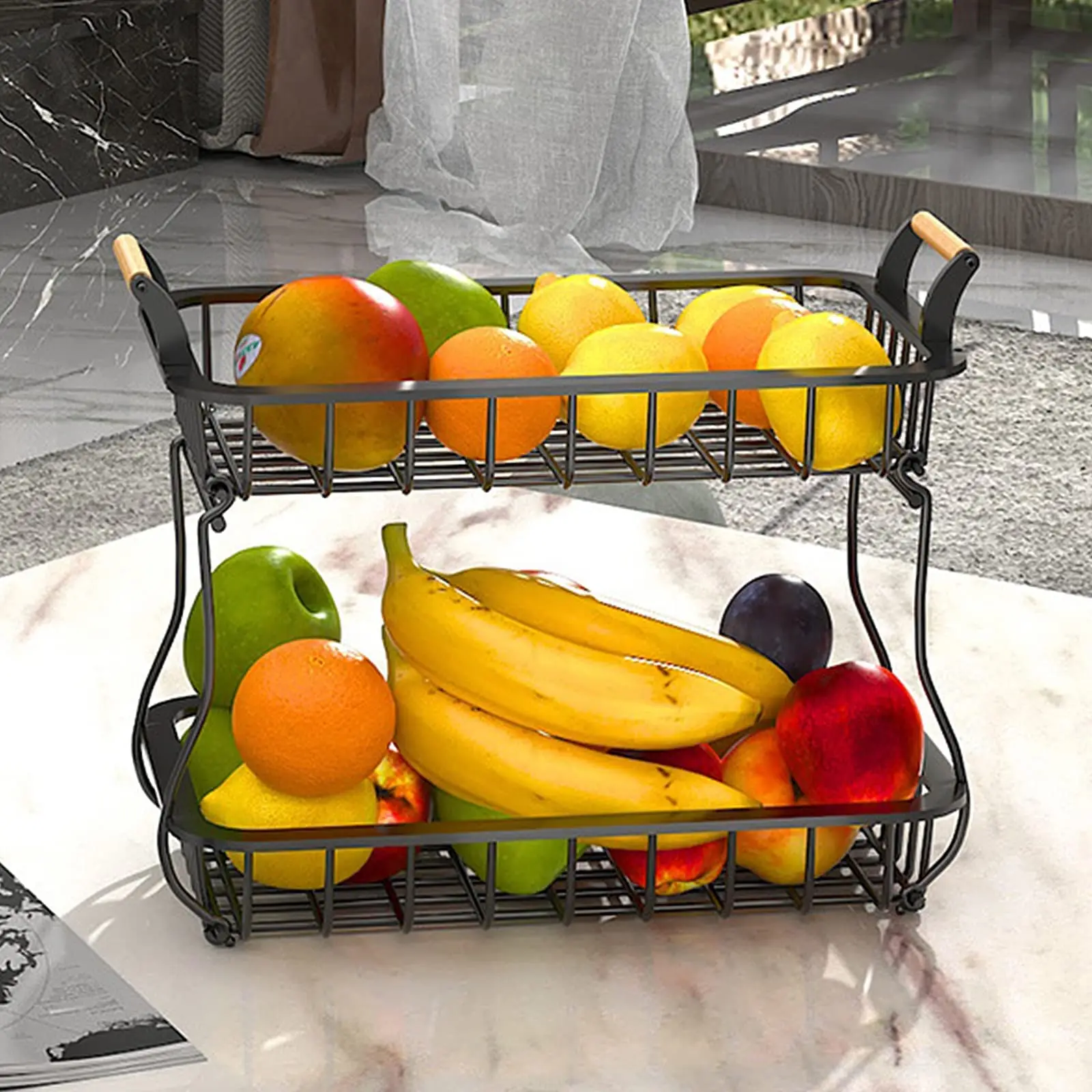Two-tier Fruit Organizer