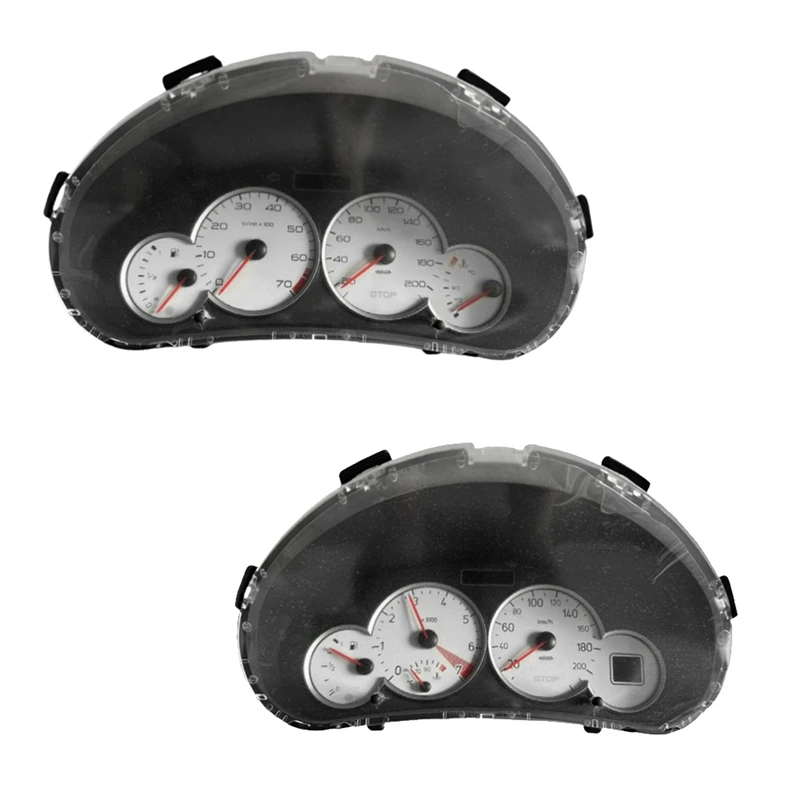 A10G-MT Car Fuel Instrument Cluster Assembly 9648837080 6104VG For Peugeot 206 2005-2008