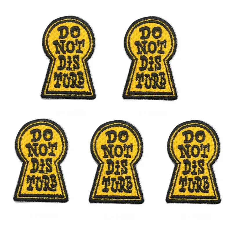 5 Teile/los Punk Schädel Eisen auf Patches Auf Kleidung Musik Patches Bestickt Patches Für Kleidung Abzeichen Aufkleber DIY – Detail 9