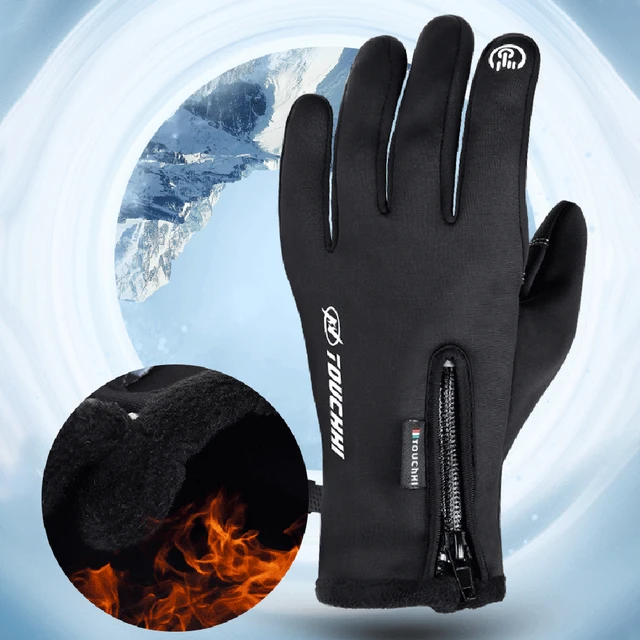 Guantes calefactables con USB para hombre y mujer, manoplas cálidas a  prueba de viento para ciclismo, esquí, Invierno - AliExpress