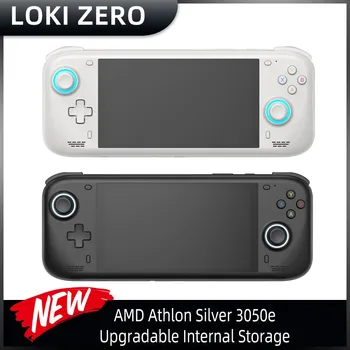 Ayn Loki Zero AMD 3050e 휴대용 게임 콘솔, 레트로 비디오 게임 플레이어, 8G + 128GB 어린이 선물, ps2, 3ds, gamecube, wii, psp, 신제품