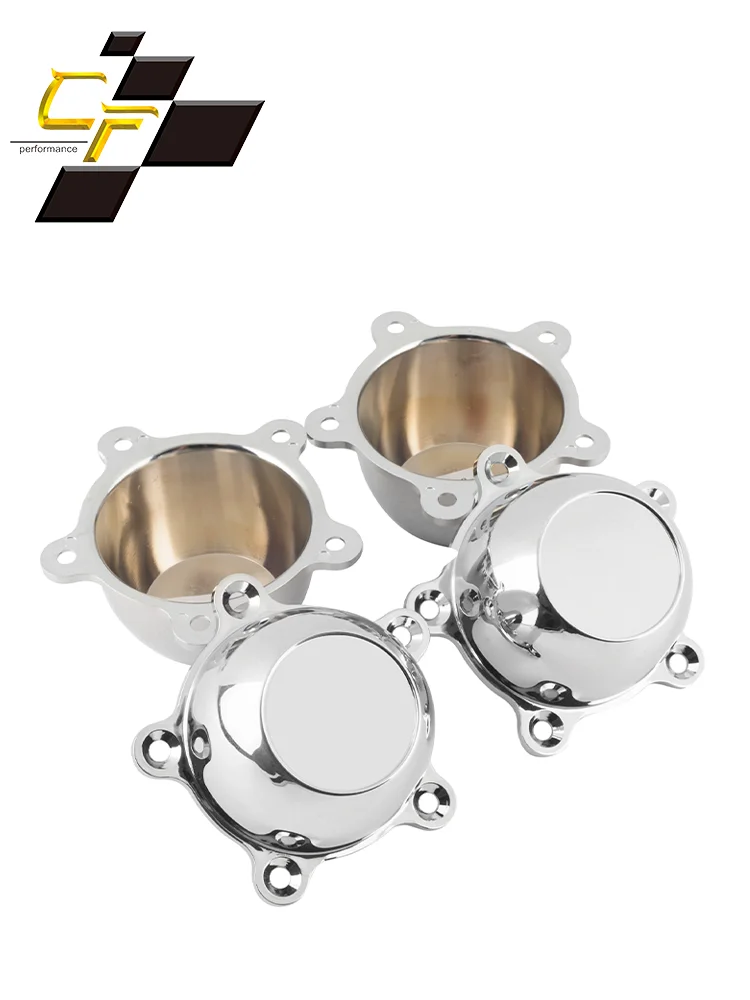 CFPerformance 1 Stück/4 Stück 49,8 mm (1,96 Zoll/1–15/16 Zoll) 5 HUNDE OHR 1,96 Zoll Abstandsrad Felgen-Mittelkappen Außenteile Autofelgen Radkappe – Detail 5