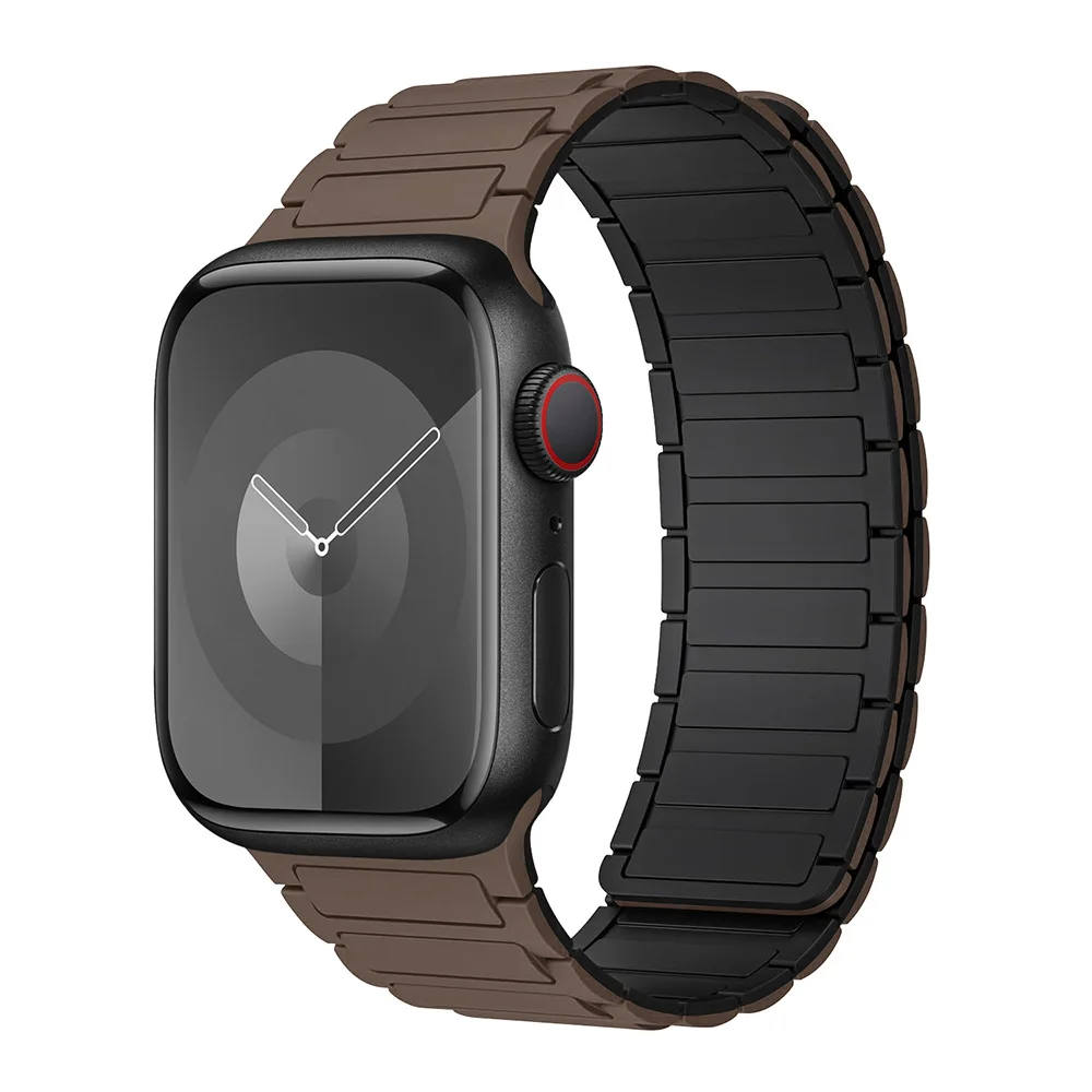 Silicone Magnetic Bracelet for Apple Watch - Universal Fit Strap