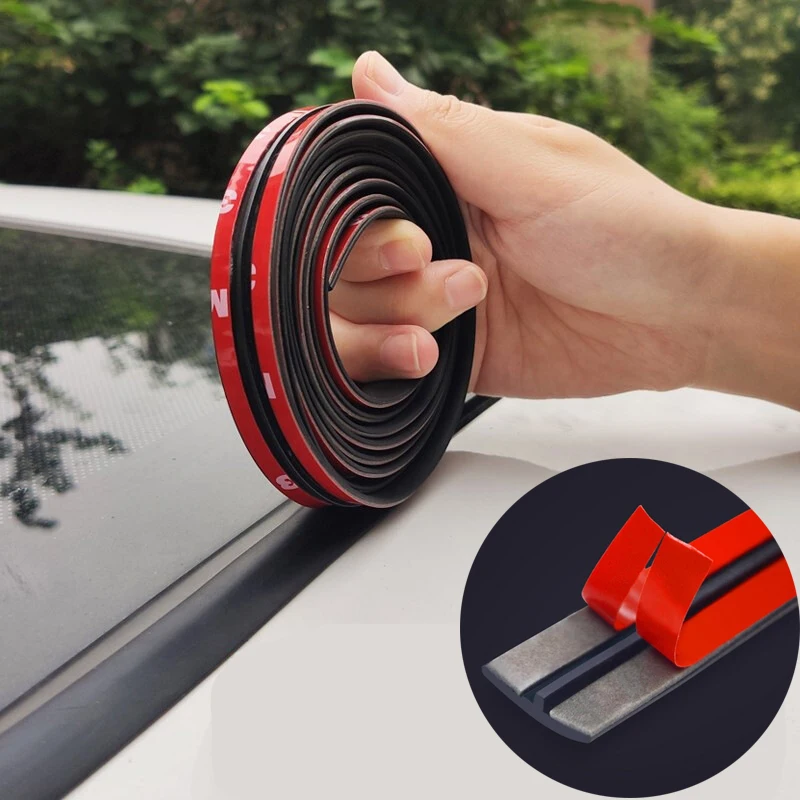 Gummi Auto Dichtungen Rand Dicht Streifen Auto Dach Scheibendichtstoff  Protector Fenster Dichtung Streifen Sound Isolierung Band 14/19mm -  AliExpress