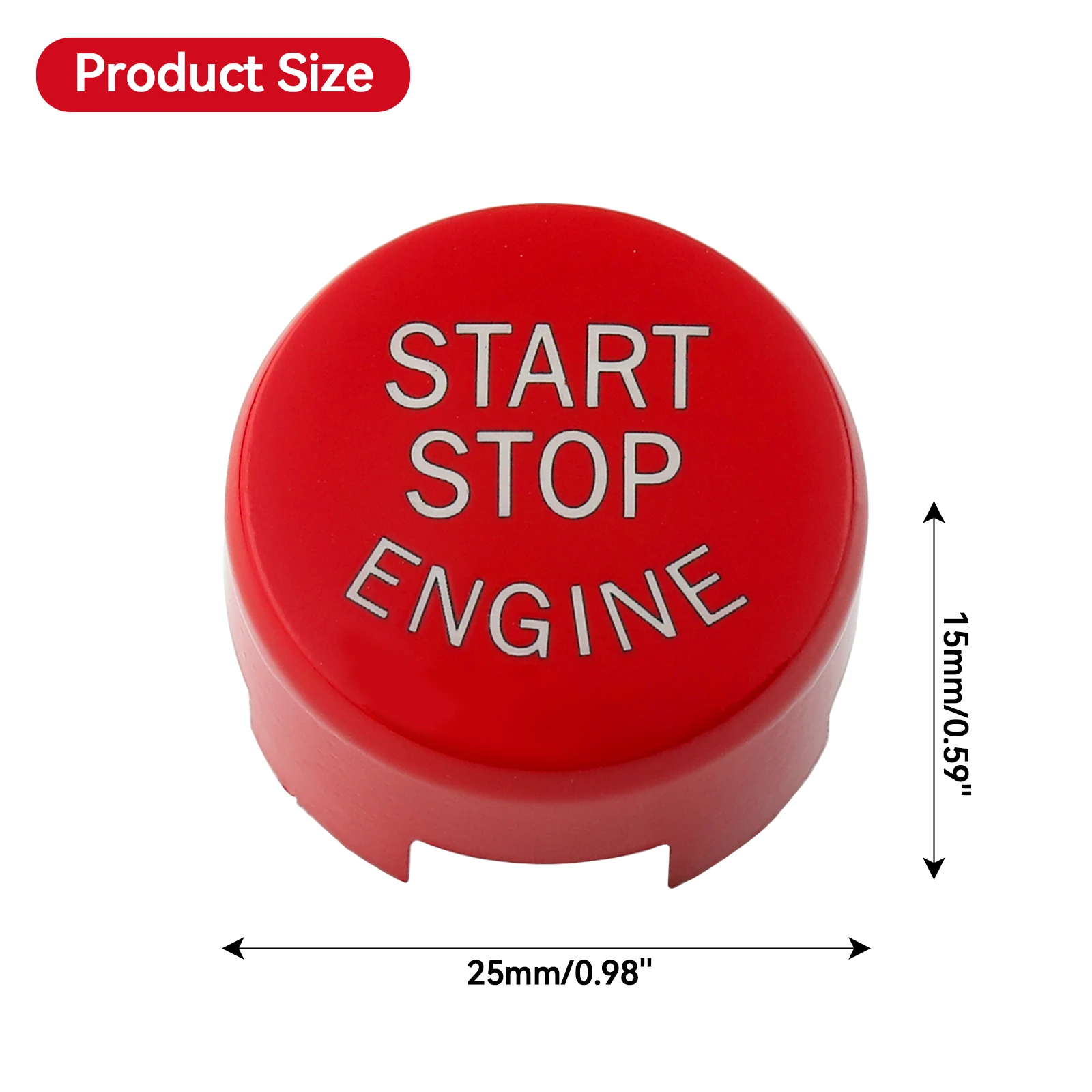 Dashboard Lamp Switch Cover Red Engine Start Stop Switch Push Button Replace Cover For BMW 1 2 3 4 5 6 7 X1 X3 X4 X5 X6 series F Chassis F20 F21 F30 F31 F48