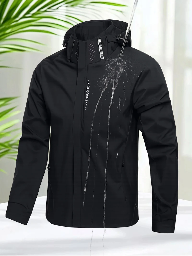 Waterproof Jacket Men Outdoor Windbreaker Outerwear