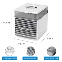 Climatiseur Portable nouvellement amélioré, ventilateur de réfrigération USB avec lampe germicide ultraviolette, refroidisseur d'air de bureau et de voiture, offre spéciale 6
