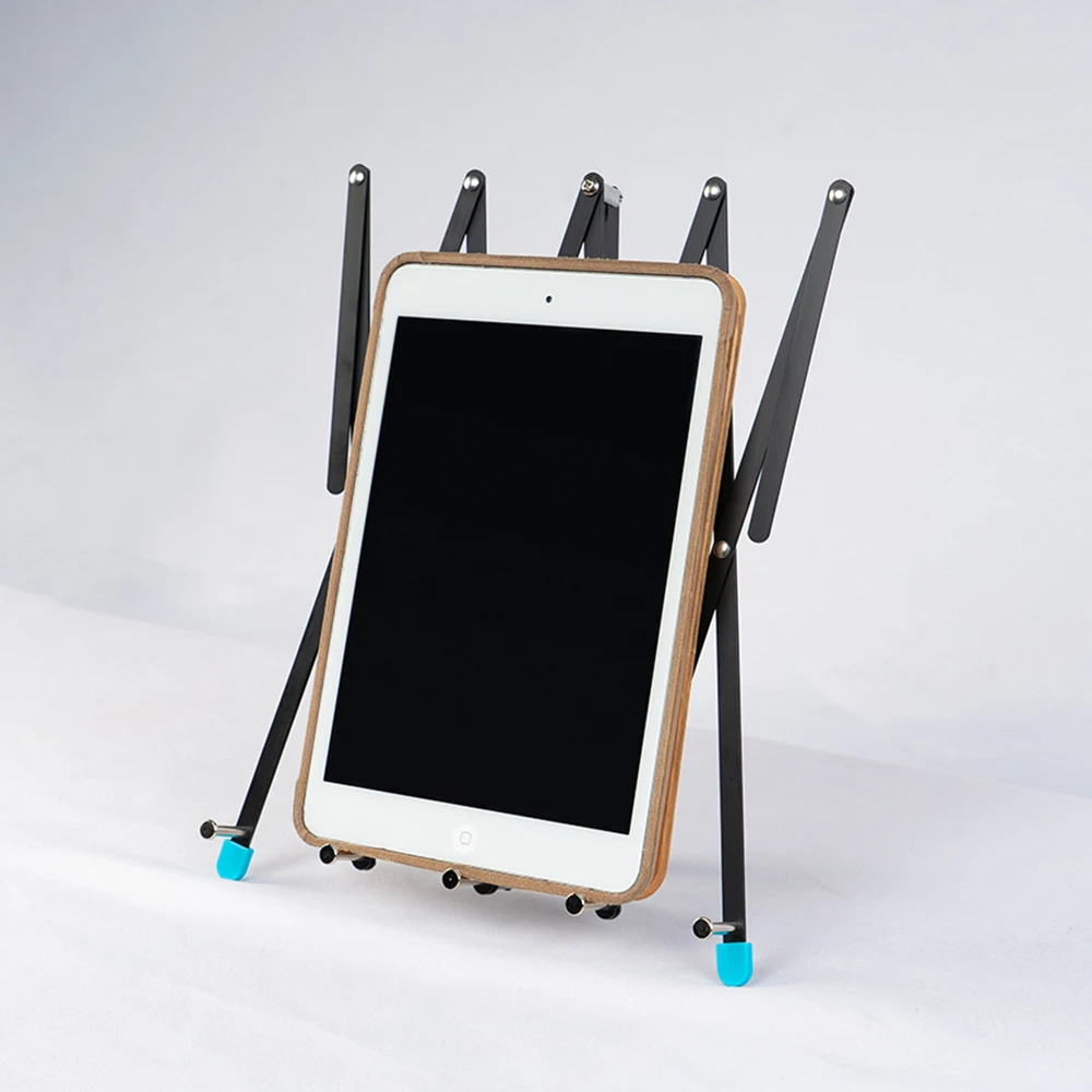 Guitto Series GSS-02 Music Sheet Stand Foldable Stainless Steel Frame 65°- 80° A