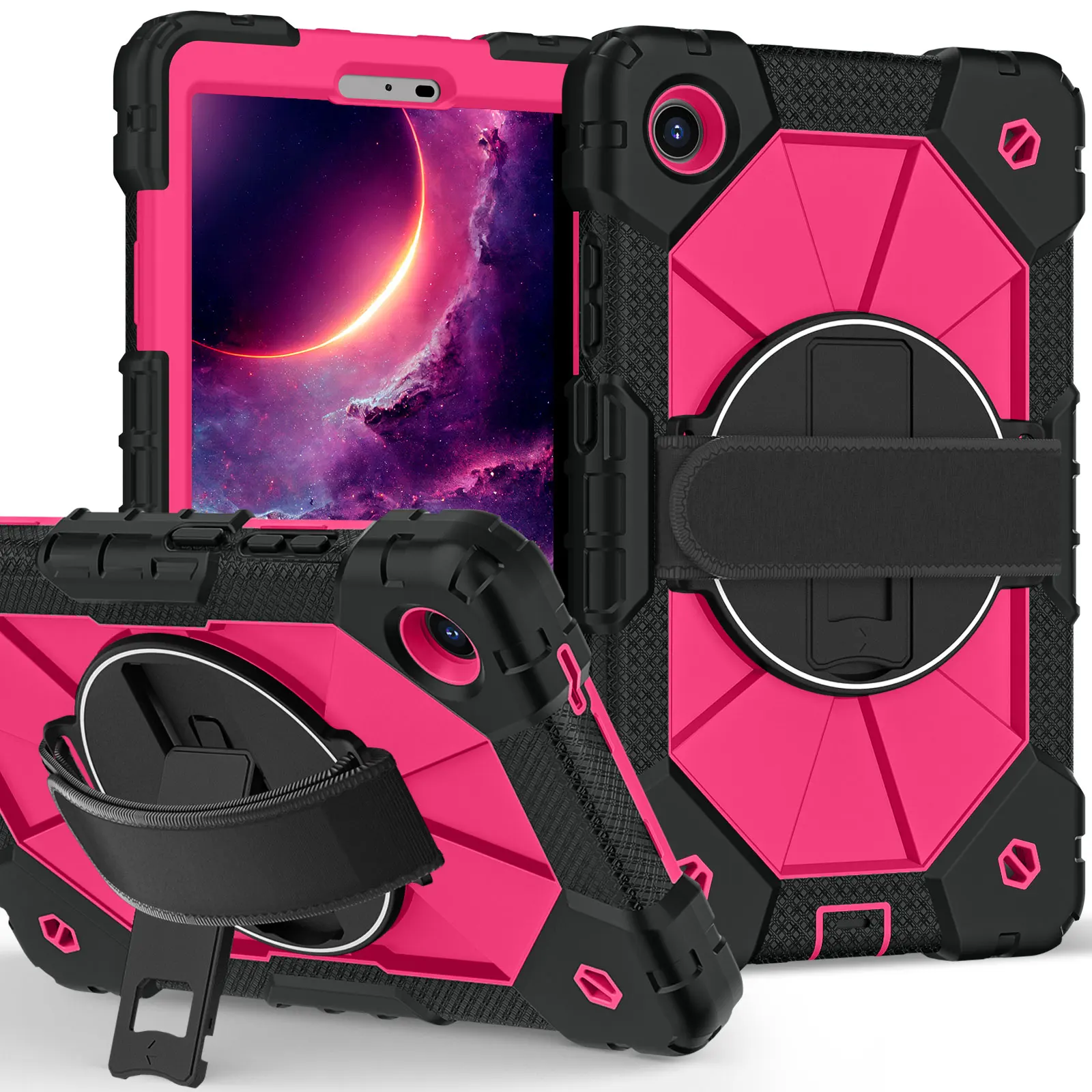 Durable Kids' Shockproof Case with Handle and Shoulder Strap