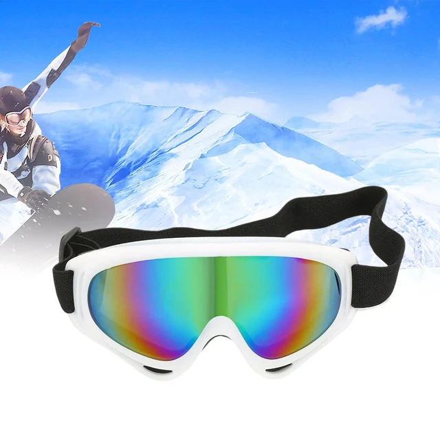 Gafas de sol a prueba de polvo gafas de esquí de nieve para hombre correa  ajusta