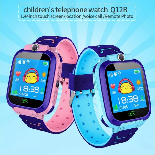 Reloj inteligente antipérdida para niños y niñas, dispositivo con tarjeta  SIM, llamadas, GPS, resistente al agua, rastreador de ubicación - AliExpress