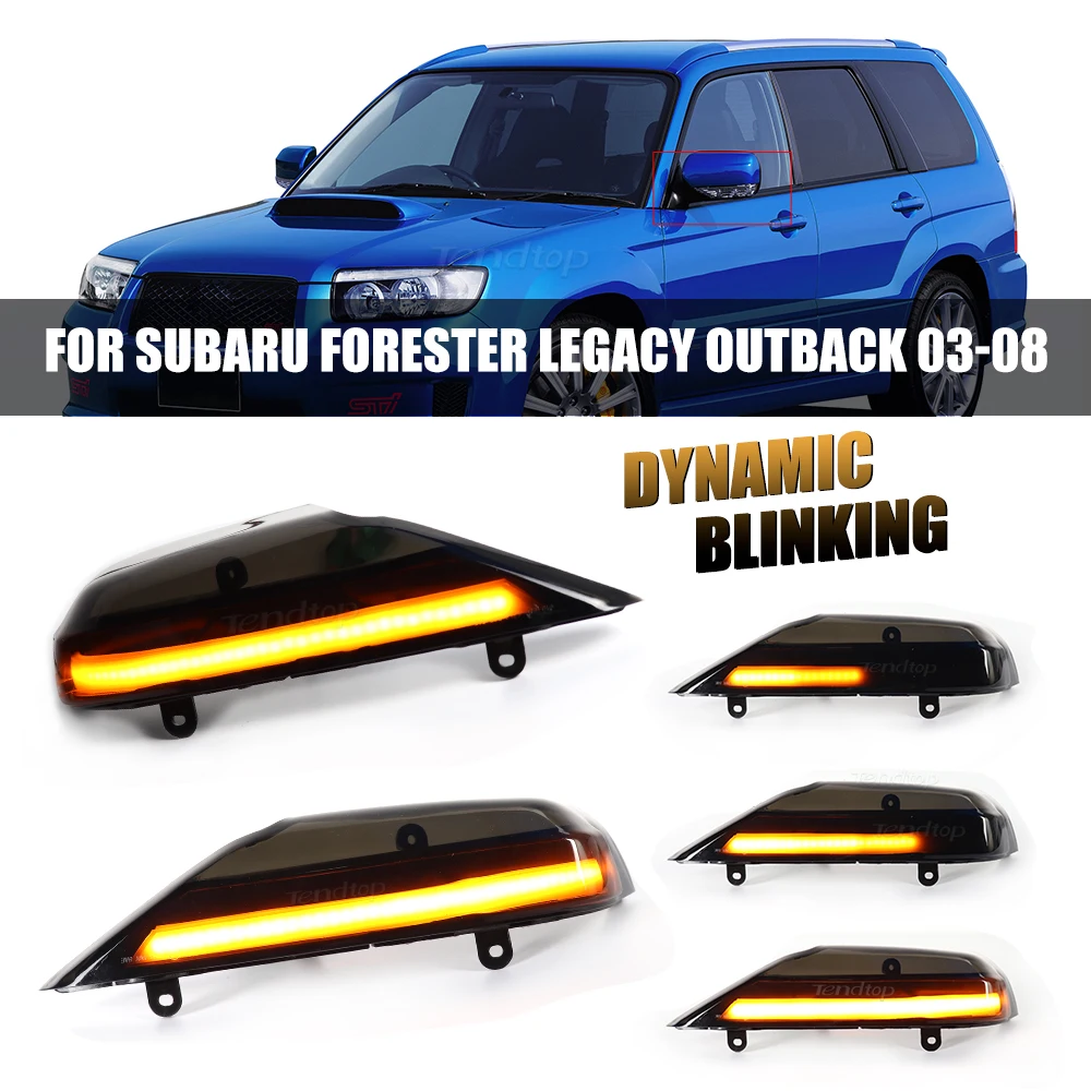 

Для Subaru Forester Outback Legacy 2003-2008 светодиодный, боковое крыло, зеркало заднего вида, световой индикатор, лампы, динамический сигнал поворота, светильник