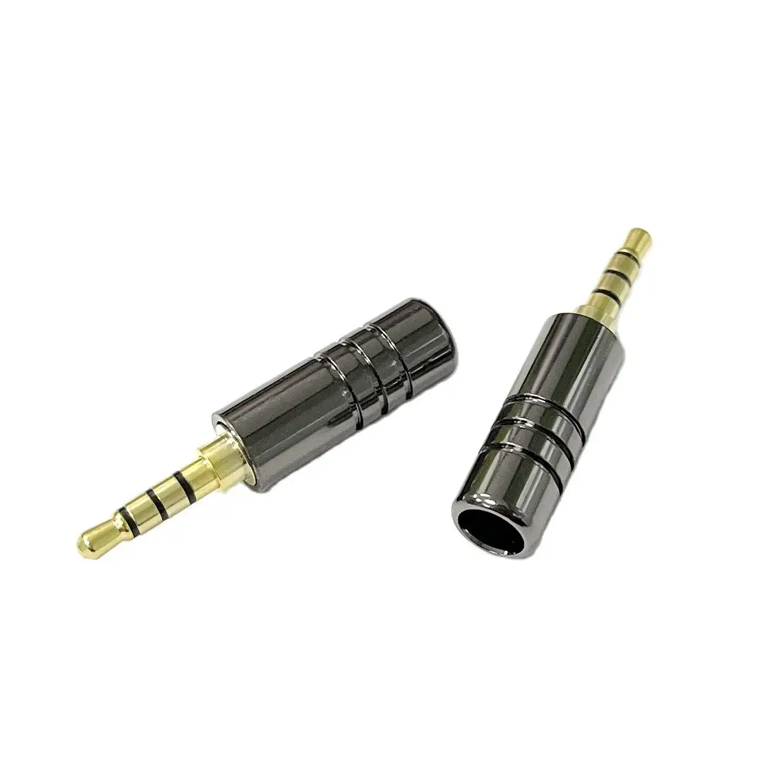 

2pcs 3.5mm Earphone Plug Audio Soldering Connector DIY